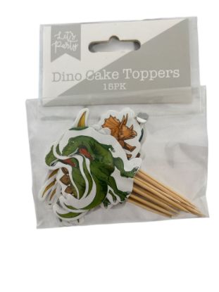 Picture of 15 x dinosaur cake toppers NEW