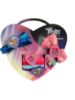 Picture of 6 piece TROLLS Hair bow set 2 glitter bows with charms 4 x bobbles trolls gift