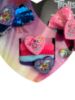 Picture of 6 piece TROLLS Hair bow set 2 glitter bows with charms 4 x bobbles trolls gift