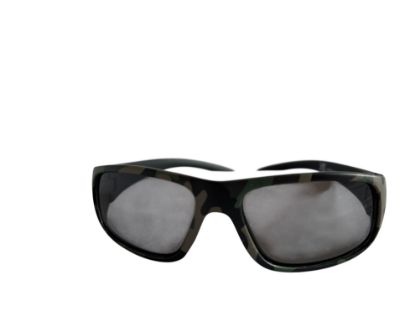 Picture of Boys Camo Print Frame Sunglasses (3-8yrs) green Army camo Design