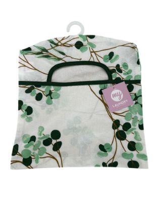 Picture of Floral Peg Bag Floral Fabric peg bag Green flowers