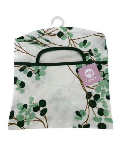 Picture of Floral Peg Bag Floral Fabric peg bag Green flowers