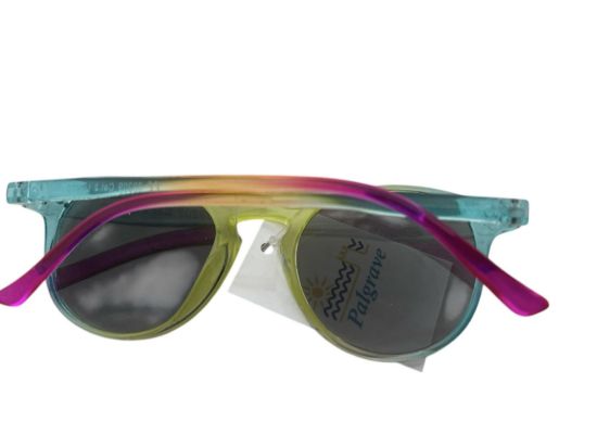 Picture of Rainbow  sunglasses Girls Sunglasses UV400 blue yellow orange pink purple