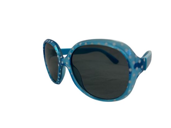 Picture of Girls Polka Dot Sunglasses Blue Polka Dot sunglasses
