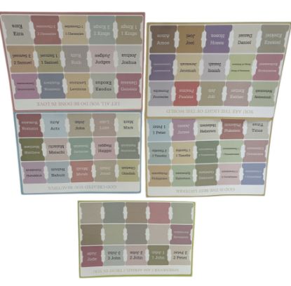 Picture of 75 x Bible Index Label Sticker Self-adhesive Paper Tabs Bible Index Tabs