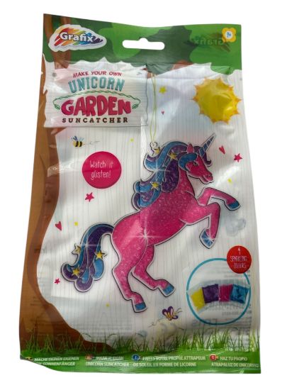 Picture of Grafix Unicorn Suncatcher Childrens Make & Paint Your Own Garden Hanging Craft Kit