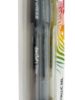 Picture of 3 x Zebra Doodlerz Metallic Gel pens silver, Gold & Black metallic ink pens NEW