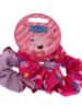 Picture of 2 x peppa pig hair scrunchies set NEW lilac & pink