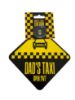 Picture of fathers day gift dad's taxi car sign NEW