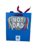 Picture of fathers day gift bag Medium no 1 dad in the world Happy fathers day gift bag NEW