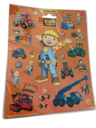 Picture of Bob the Builder Sticker Sheet  Approx 21 Stickers