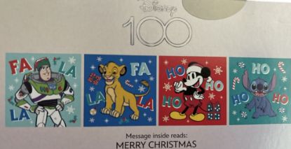 Picture of 20 x Disney Character Christmas Cards Lion King, Toy story, Mickey mouse Stitch NEW