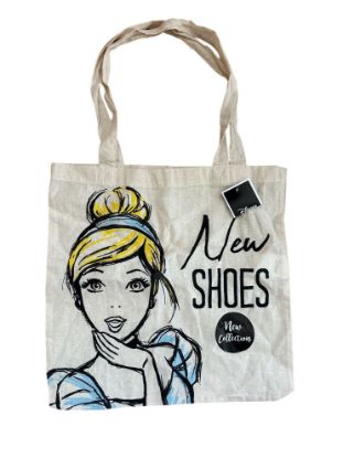 Picture of disney cinderella tote bag  NEW SHoes canvas tote NEW