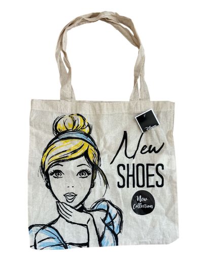 Picture of disney cinderella tote bag  NEW SHoes canvas tote NEW