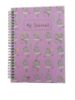 Picture of Lilac Dog Ballerina Journal Spiral A5 Note Book Personal Kids Diary NEW