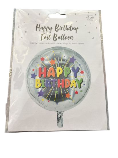 Picture of 45cm HAPPY BIRTHDAY BALLOON Air Helium FOIL BALLOON Party Decoration NEW