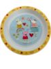 Picture of Peppa Pig plate NEW Plastic peppa pig plate NEW yellow "FRIENDS FOREVER"