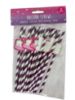 Picture of 20 x unicorn straws paper straws NEW