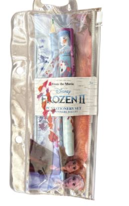 Picture of Disney Frozen Stationery Set in pouch NEW 3 pieces