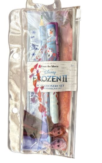 Picture of Disney Frozen Stationery Set in pouch NEW 3 pieces