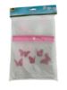 Picture of Pink Peg Bag Shoulder Strap Laundry Butterfly Print 27.5 x 21cm Mesh