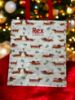 Picture of Christmas Dachshund Shopping bag - Festive Sausage Dog Tote Bag NEW