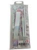 Picture of confetti filled pencil case with pencil ruler eraser sharpener new