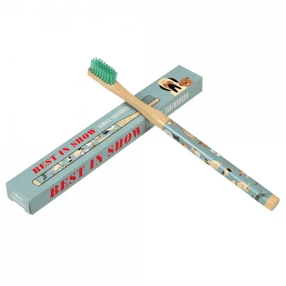 Picture of Best In Show Bamboo Eco-Friendly Toothbrush - For Dog Lovers new boxed