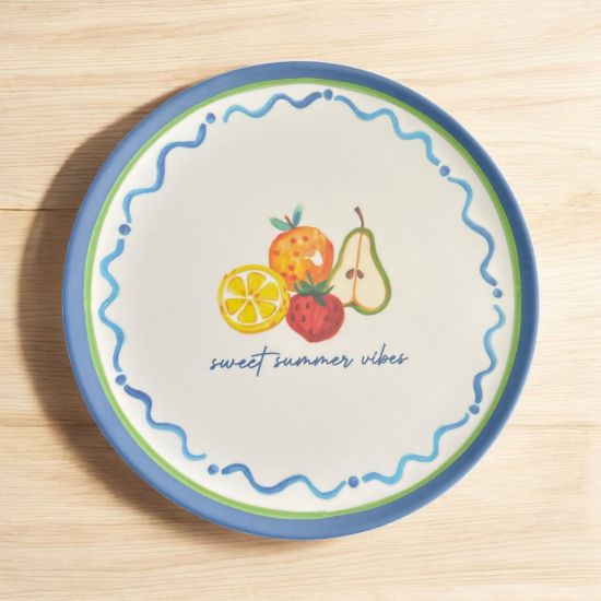 Picture of sweet summer vibes plate melamine plate mediterranean side plate
