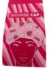 Picture of Summer shower cap strawberry cherry & watermelon design plastic and towelling Pink NEW