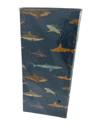 Picture of 10 sheets sharks Tissue Paper shark tissue paper 50 x 70cm