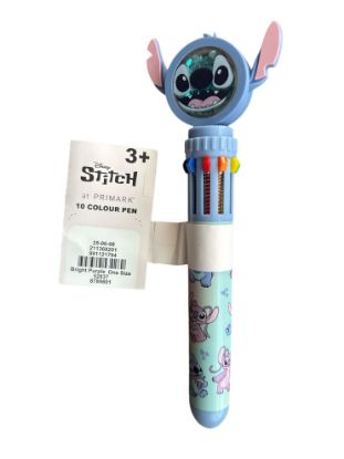 Picture of Disney Stitch 10 Colour Pen Lilo & stitch multicolour pen with Stitch charm NEW