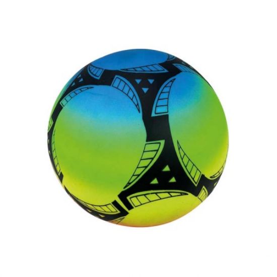 Picture of 9" inflatable football multicolour Neon Design PVC New
