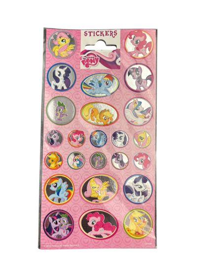 Picture of 24 x My Little Pony Foil Stickers NEW