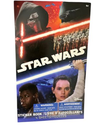 Picture of Star Wars The Force Awakens Sticker Book 4 Sheet approx 108 Stickers Disney New