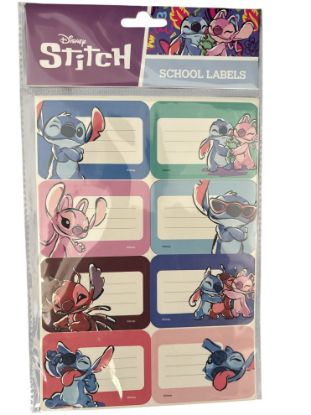 Picture of 16 x Disney Lilo & Stitch School Labels stickers Name labels NEW