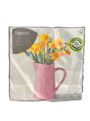 Picture of 20 x spring decoupage napkins Daffodil Napkins summer party napkins