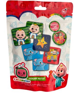 Picture of Cocomelon Memory Match Toy Cards Pairs Game 18 months Re-Sealable Bag NEW