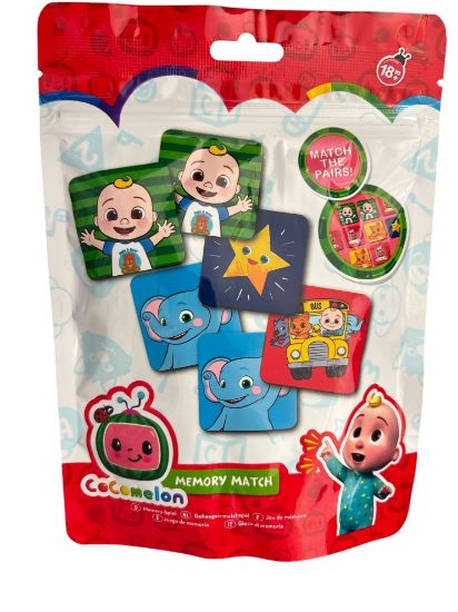 Picture of Cocomelon Memory Match Toy Cards Pairs Game 18 months Re-Sealable Bag NEW
