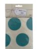 Picture of 10 sheets Turquoise spots On White Tissue Paper new