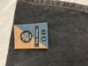 Picture of black denim tea towel Hairy bikers Tea Towel NEW