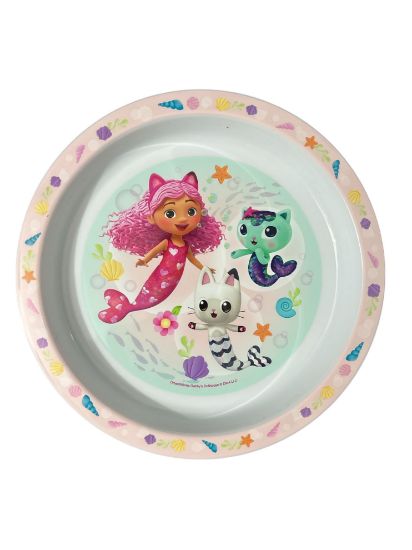 Picture of Gabby's Dollhouse mermaid plate Reusable 21 cm diameter NEW