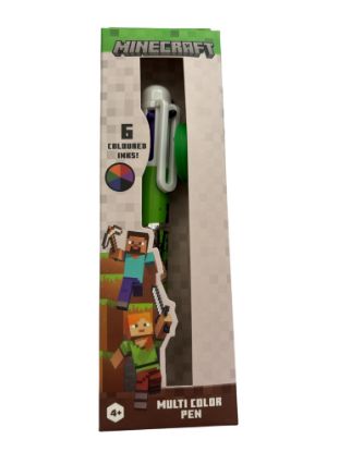 Picture of Minecraft Multi Colour  6 in 1 Pen boxed  Minecraft Pen