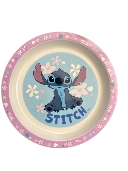 Picture of BNWT New Plastic 21cm Plate - Disney Stitch plate - Reusable