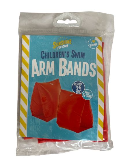Picture of Child Swimming Arm Bands - Red Armbands NEW
