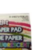 Picture of 30 sheets artist neon paper pad fluorescent new