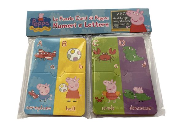 Picture of Peppa Pig Learning Flash Cards Alphabet Education Peppa Pig flash cards
