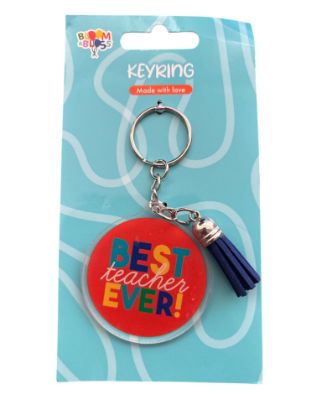 Picture of Best Teacher Ever Keyring Teacher GIft Teacher Keyring NEW