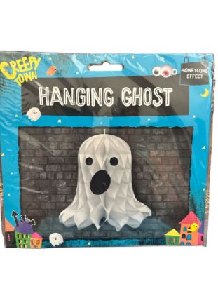 Picture of Halloween Hanging Ghost Party Decoration honeycomb effect