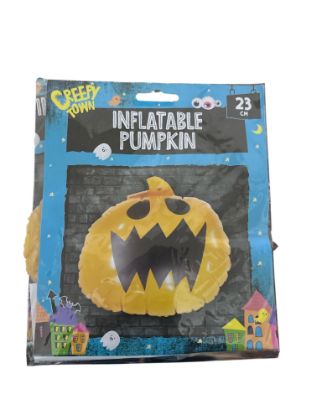 Picture of Halloween Decoration Inflatable Pumpkin 23cm approx NEW